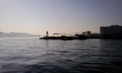 穏やかな気仙沼湾