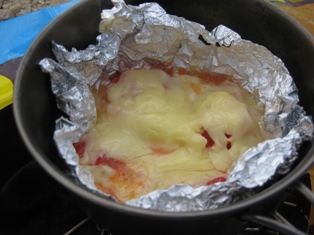 生トマトのチーズ焼き