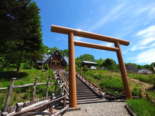 浦幌神社の境内