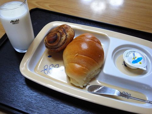 美幌後楽園の軽朝食
