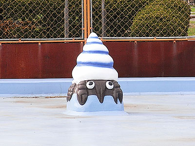 池のヤドカリ