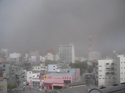 桜島のドカ灰
