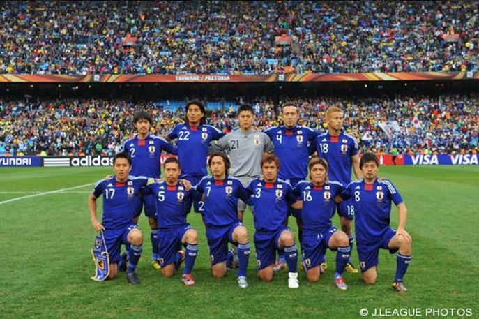 オリジナル 10年 ワールドカップ 日本代表 ゲームイラスト画像