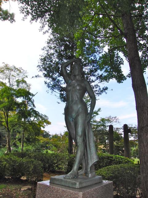 片倉城址公園彫像4565