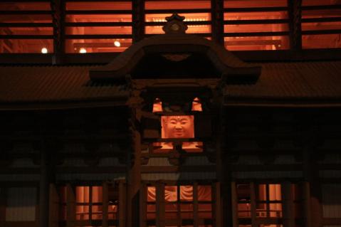 奈良の大仏の裏のミニチュア4733