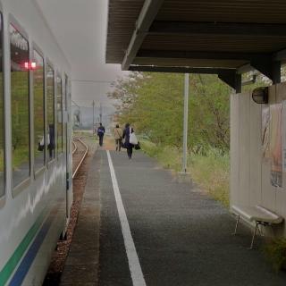 天竜浜名湖鉄道の線路の無人駅3