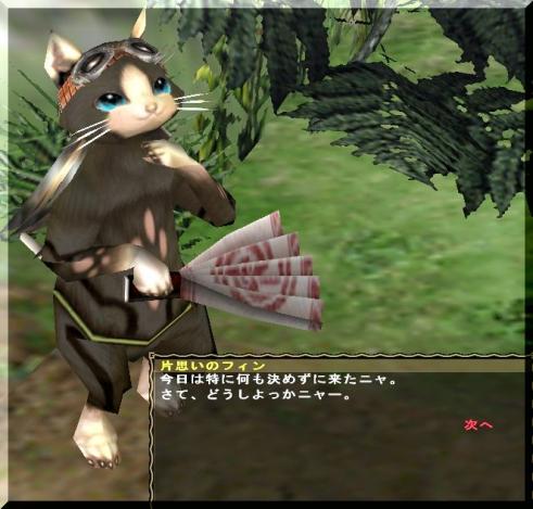 猫・片思いのフィンup
