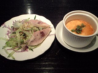 おつまみとスープ＠上海料理秀惠