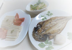 夕飯10.7.14
