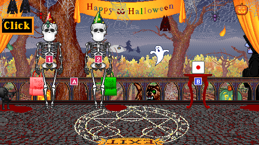 Halloweenクジ2009会場