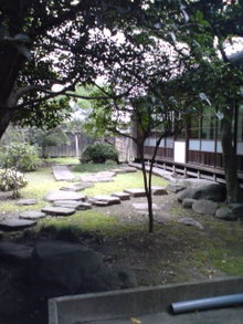 仙台の晩翠草堂の庭
