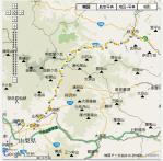第13回雁坂峠越え秩父往還143km走前半地図