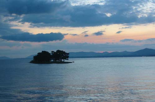 宍道湖夕陽1