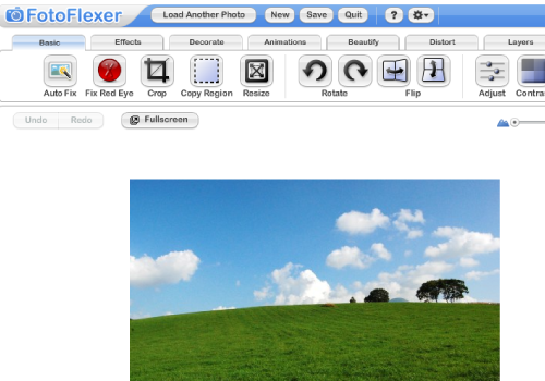 FotoFlexer - The world's most advanced online photo editor