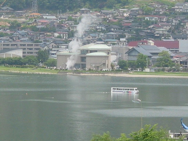 0609諏訪湖 (間欠泉噴出し)