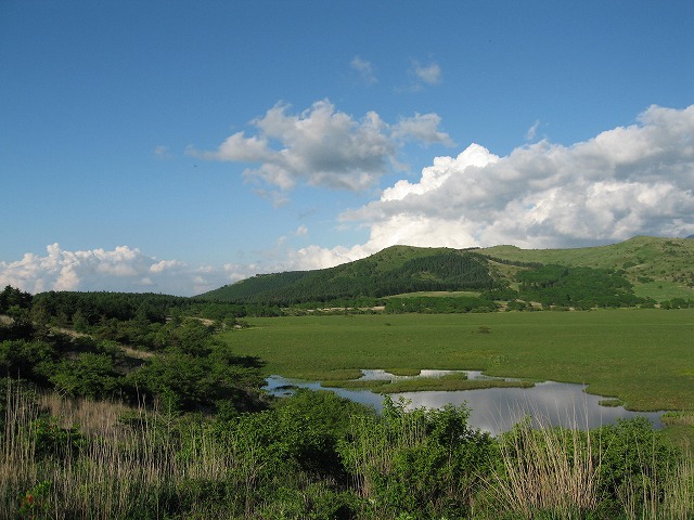 0629霧ケ峰道路と八島湿原 (左)