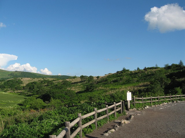 0629霧ケ峰道路と八島湿原 (右)